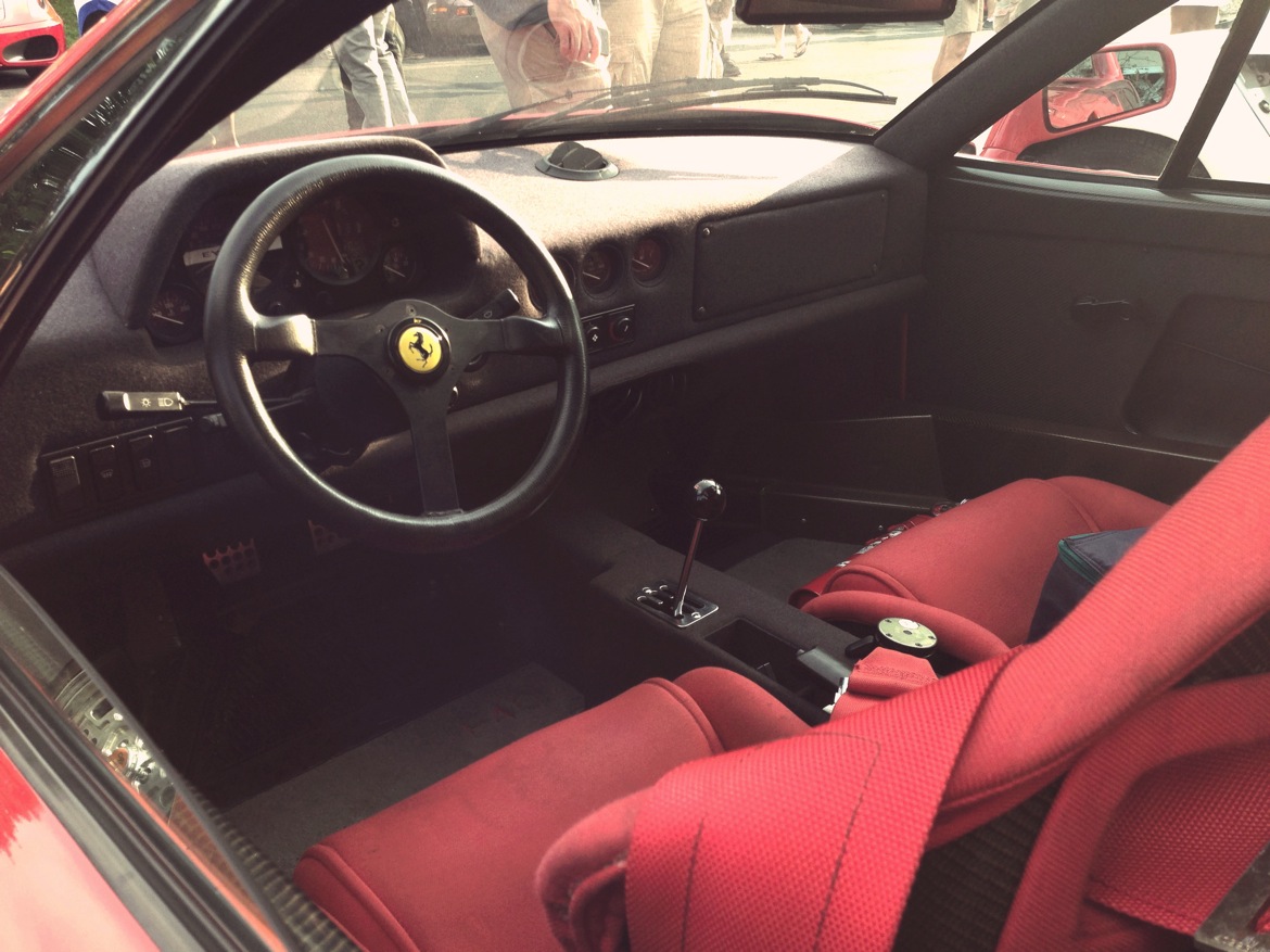 Ferrari f40 interior